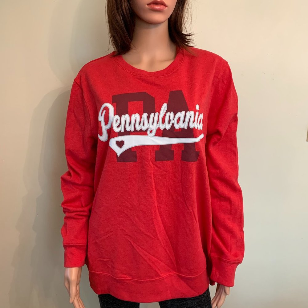 HOME FREE PENNSYLVANIA LOVE WOMAN'S SWEATSHIRT NEW